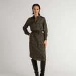 Skara Shirt Dress – Shirt dress in khaki green28320