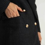 Amal Jacket – Double-breasted jacket in tartan28312