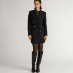 Amal Jacket – Double-breasted jacket in tartan28314