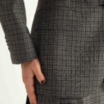 Amora Jacket – Single-breasted jacket in grey check28305