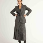 Amora Jacket – Single-breasted jacket in grey check28307