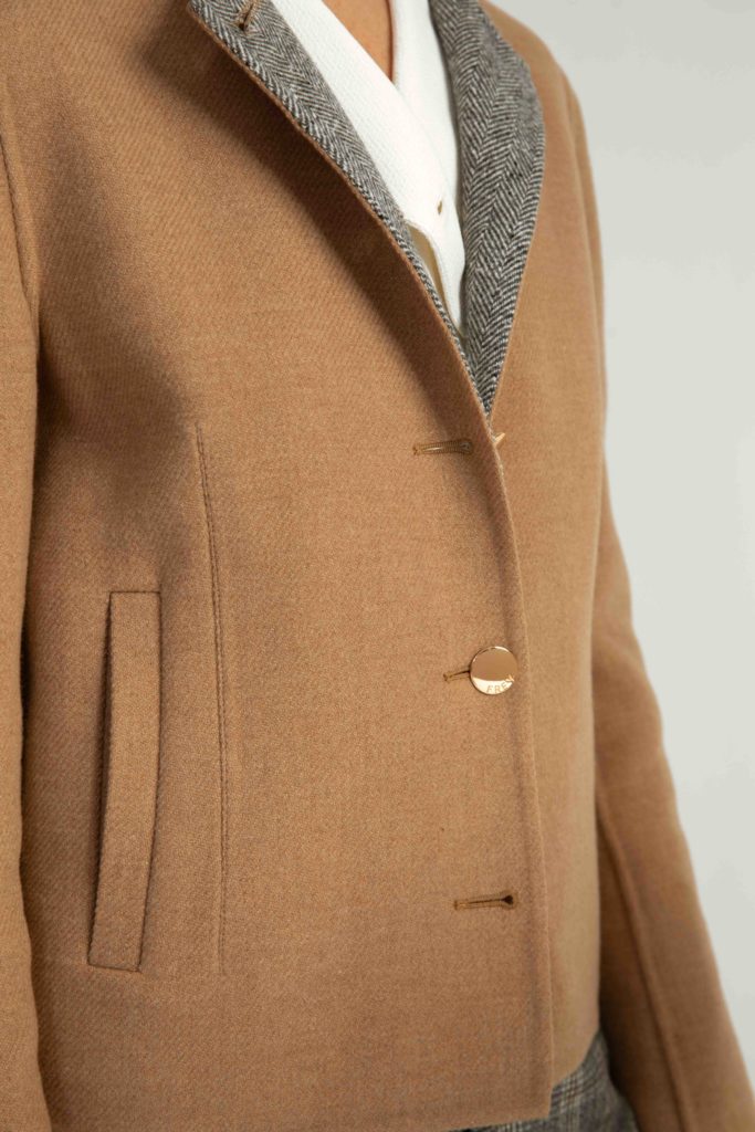 Arvika Jacket – Cropped jacket in camel28384