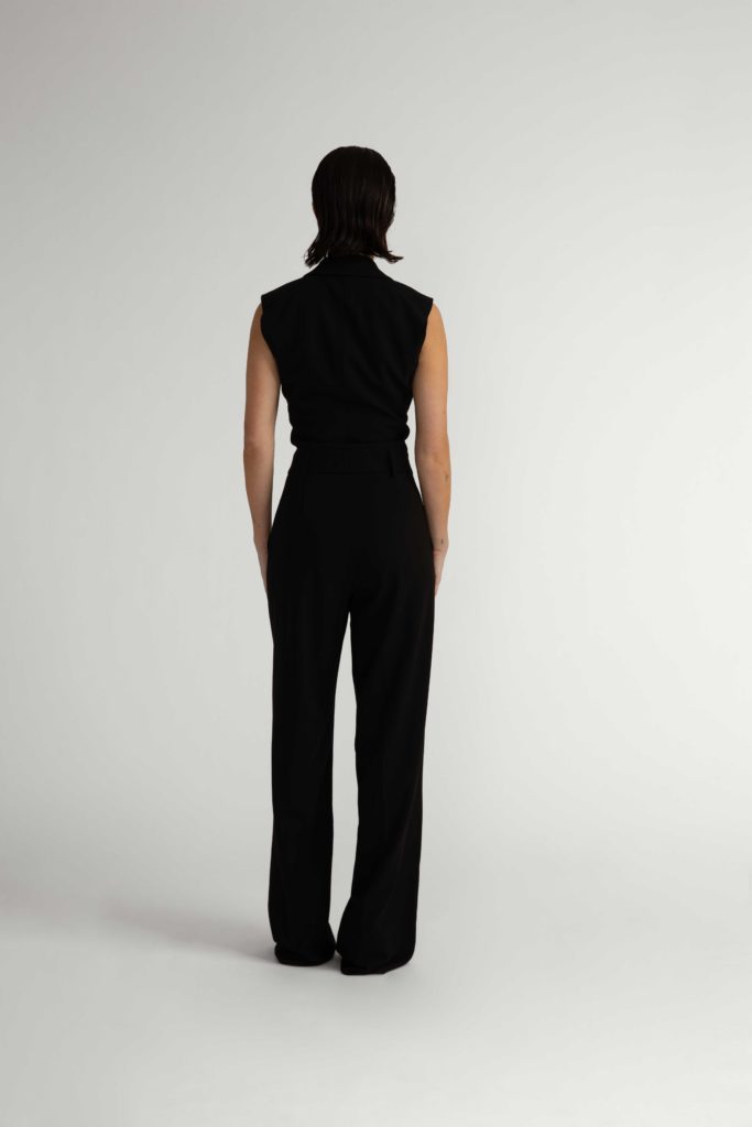 Vetlanda Jumpsuit – Sleeveless evening jumpsuit in black28271