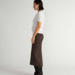 Nyon Skirt – Jersey midi pencil skirt in brown28398