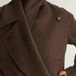 Verberg Coat – Oversized bomber coat in brown28406