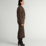 Verberg Coat – Oversized bomber coat in brown28409