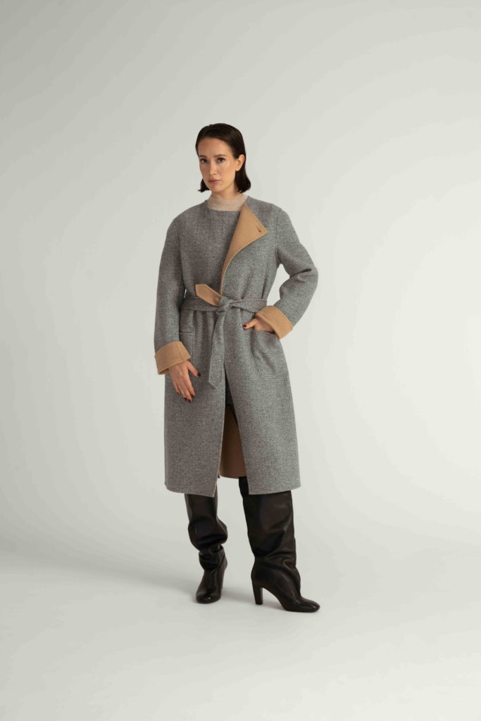 Falun Jacket – Double-sided light coat in camel28359