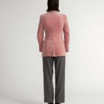 Sion Jacket – Hourglass fit jacket in blush velvet28192