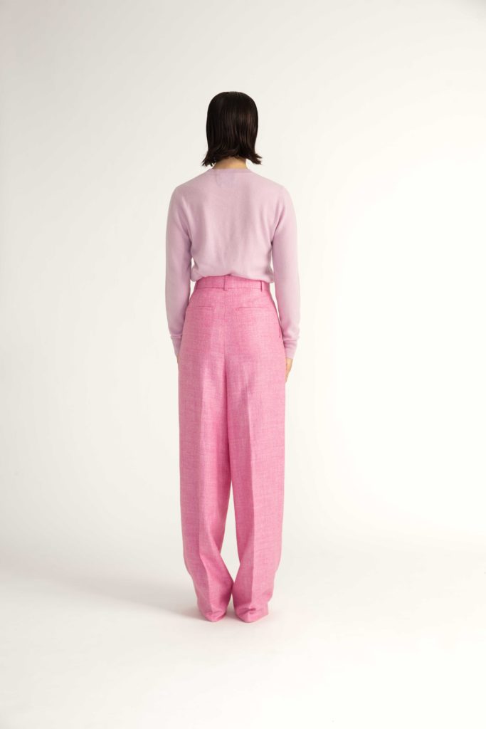 Siena Trousers – Double pleat trousers in pink28196