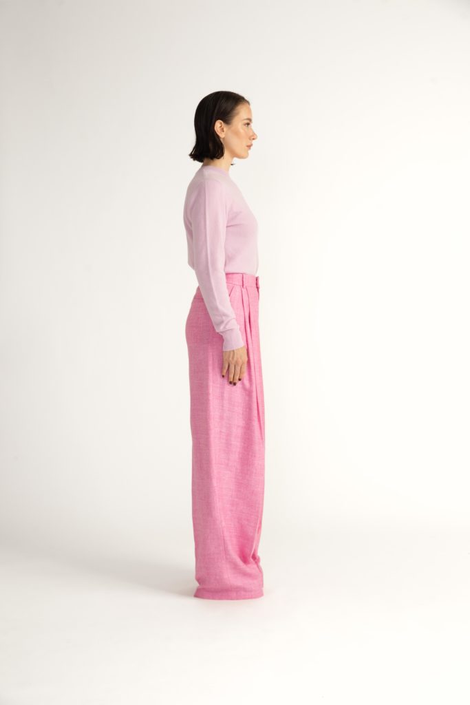 Siena Trousers – Double pleat trousers in pink28199