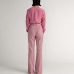 Sursee Trousers – Bell-bottom flared trousers in powder pink28189