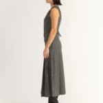 Hjo Skirt –   Pleated midi skirt in grey29180