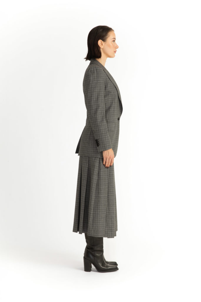 Amora Jacket – Single-breasted jacket in grey check29186