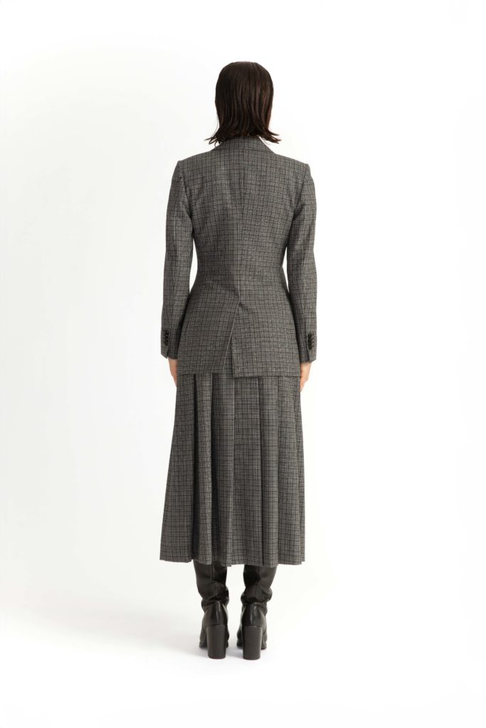 Amora Jacket – Single-breasted jacket in grey check29187