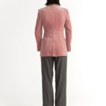 Sion Jacket – Hourglass fit jacket in blush velvet29235