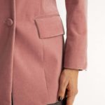 Sion Jacket – Hourglass fit jacket in blush velvet29237