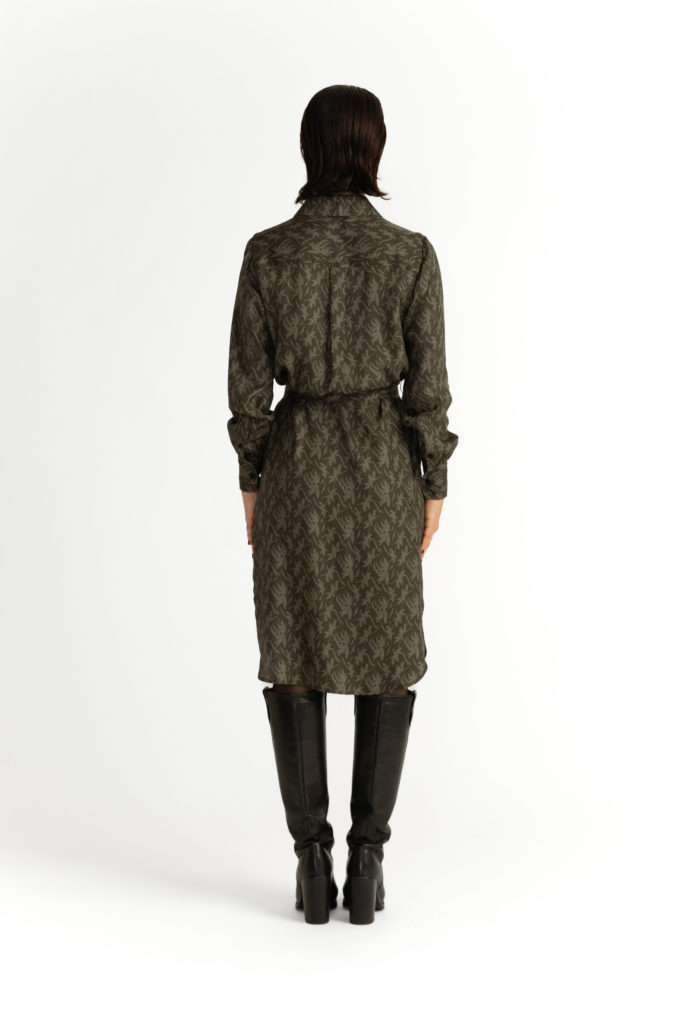 Skara Shirt Dress – Shirt dress in khaki green29126