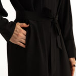 Laholm Dress – Oversized trench dress in black29138