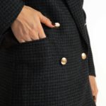 Amal Jacket – Double-breasted jacket in tartan29166