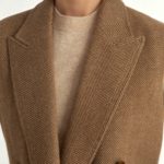 Flen Coat – Straight cut sleeveless coat in camel29078