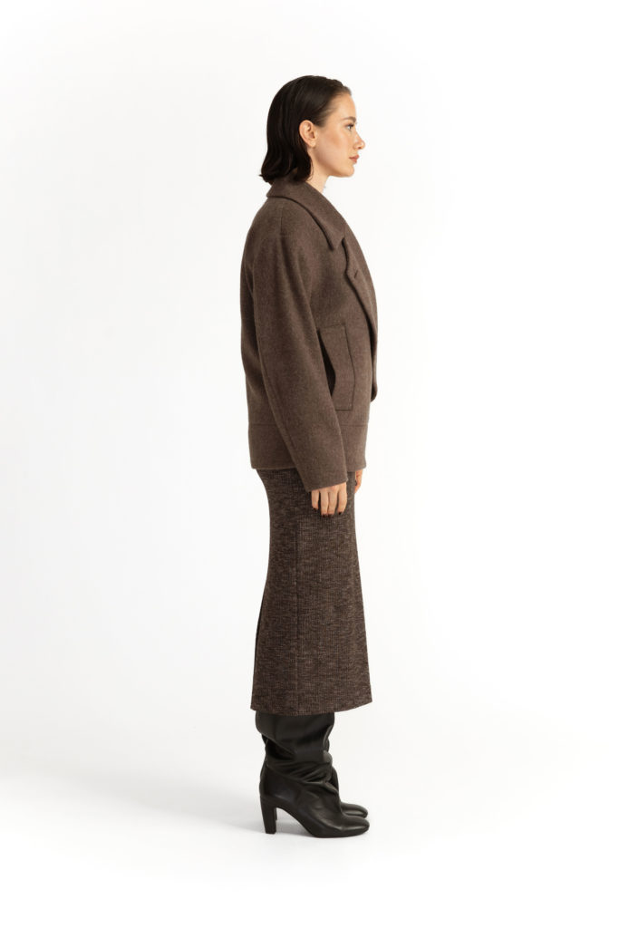 Varberg Coat – Oversized bomber coat in brown29050