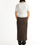 Nyon Skirt – Jersey midi pencil skirt in brown29062