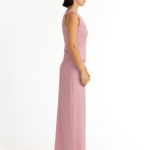 Kalmar Skirt – Maxi high-waisted skirt in powder pink29222