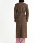 Stockholm Coat – Straight-cut long coat in brown29094