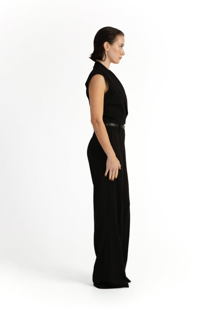 Vetlanda Jumpsuit – Sleeveless evening jumpsuit in black29150