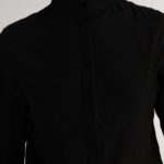 Sala Blouse – Mandarin collar shirt in black28967