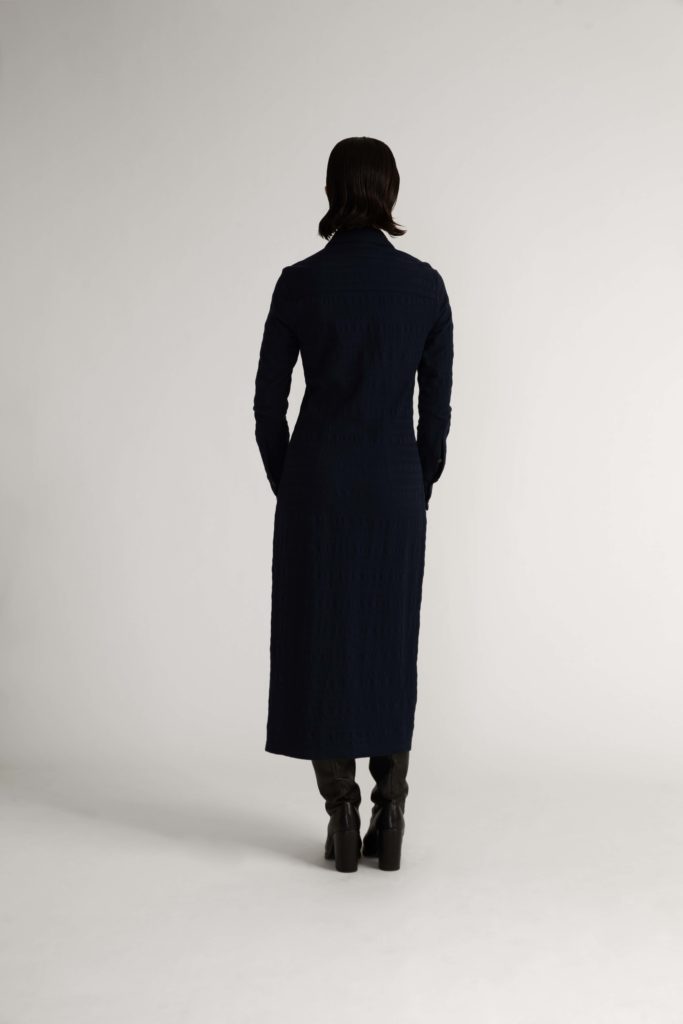 Arboga Shirt Dress – Midi shirt dress in navy blue28943