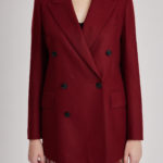 Bristol Jacket – Classic double breasted suit jacket in red wine wool31138