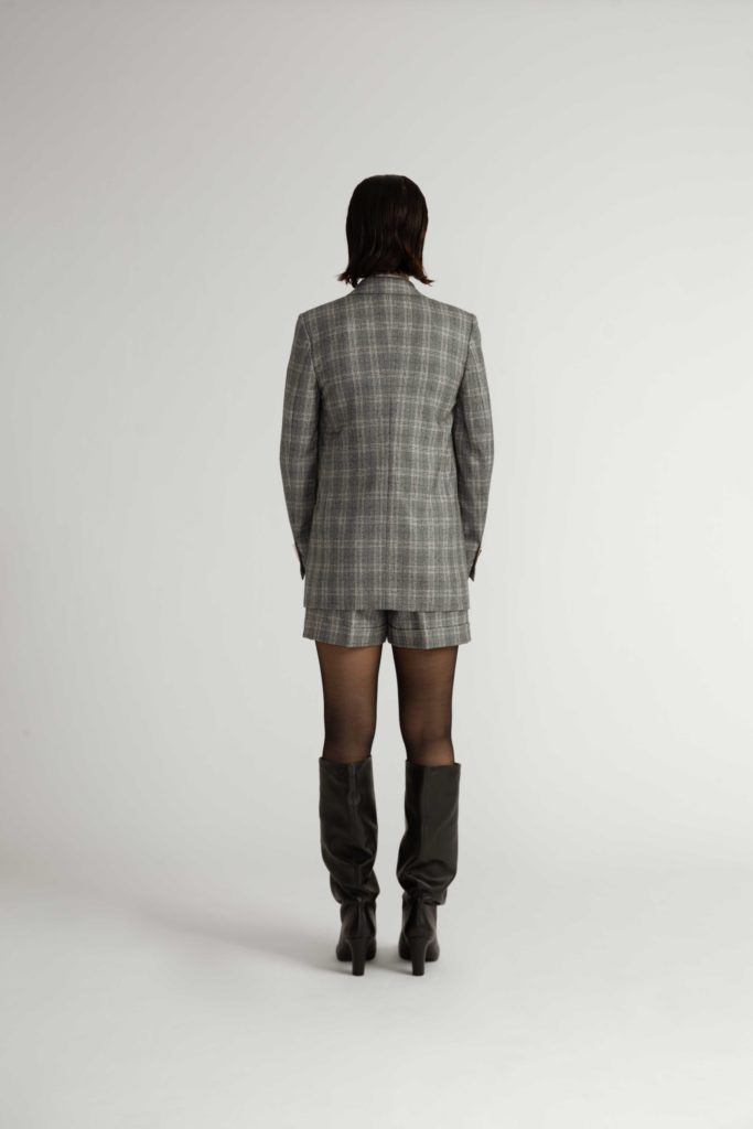 Amarante Jacket – Boyfriend cut jacket in tartan28938