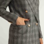 Amarante Jacket – Boyfriend cut jacket in tartan28939