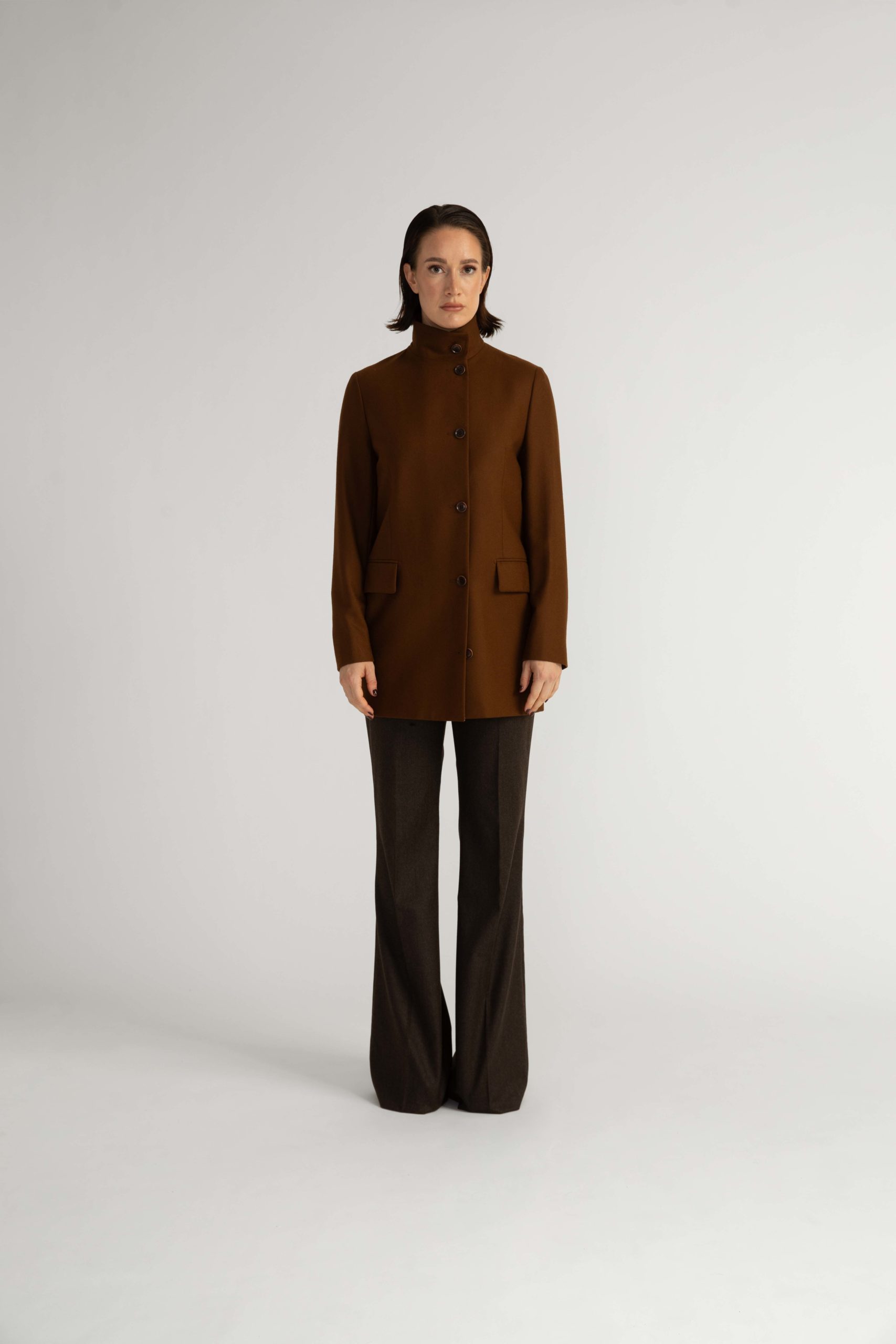 Avesta Jacket – Straight cut jacket in brown