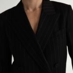 Amarante Jacket – Boyfriend cut jacket in black pinstripe28972