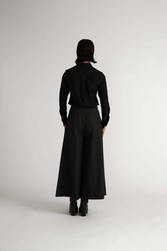 Borgholm Trousers – Wide-leg tent trousers in black28873