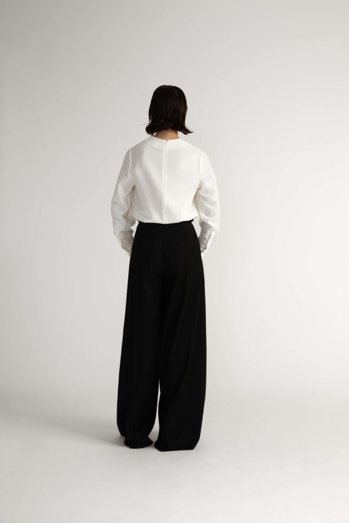 Lulea Trousers – Wide-leg tent trousers in black28868