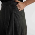 Siena Trousers – Wide-leg trousers in grey pinstripe28836