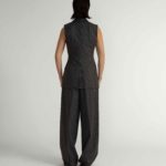 Beja Waistcoat  – Relaxed waistcoat in dark grey28856