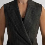 Beja Waistcoat  – Relaxed waistcoat in dark grey28857