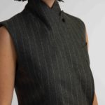 Beja Waistcoat  – Relaxed waistcoat in dark grey28858