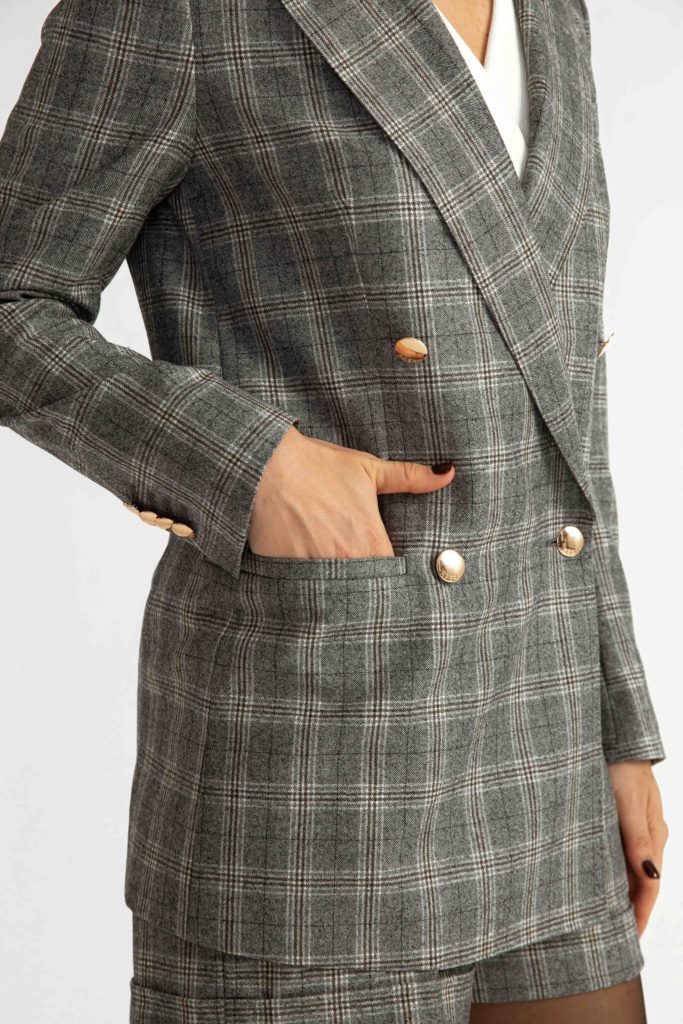 Amarante Jacket – Boyfriend cut jacket in tartan29293