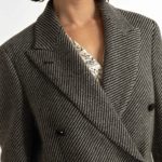 Granna Jacket – Relaxed cut jacket in black/white29355