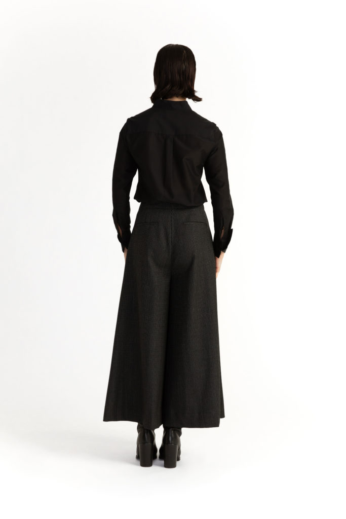 Borgholm Trousers – Wide-leg tent trousers in black29402