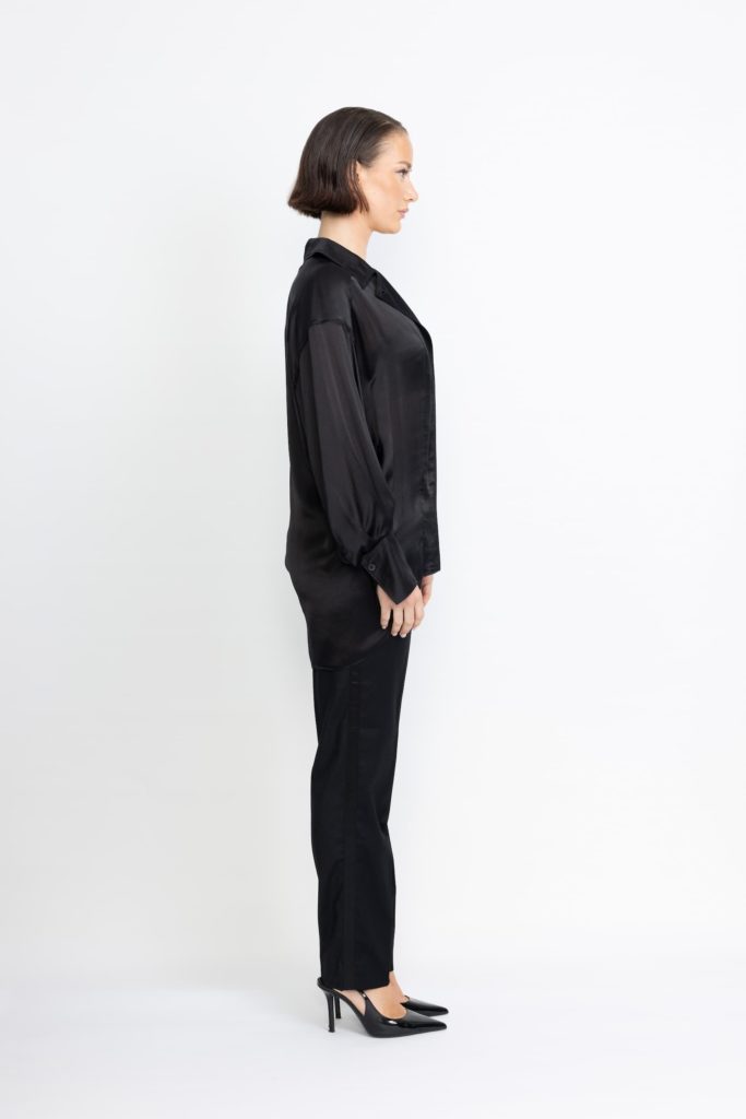 Lysekil Blouse –  Oversized blouse in black29743