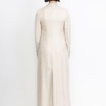 Agueda Limited Edition Coat – Midi-length coat in champagne29745