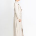 Agueda Limited Edition Coat – Midi-length coat in champagne29748