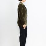 Amarante Limited Edition Jacket – Tuxedo style  jacket in forest green velvet29727