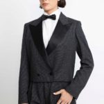 Solna Limited Edition Jacket – Cropped jacket in charcoal pinstripe29633